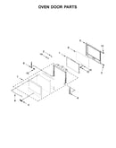 Oven door parts