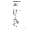 KitchenAid 5KSB1565BOB0 attachment parts diagram