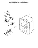 Refrigerator liner parts
