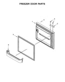 Freezer door parts