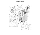 Maytag MEDB835DW3 cabinet parts diagram