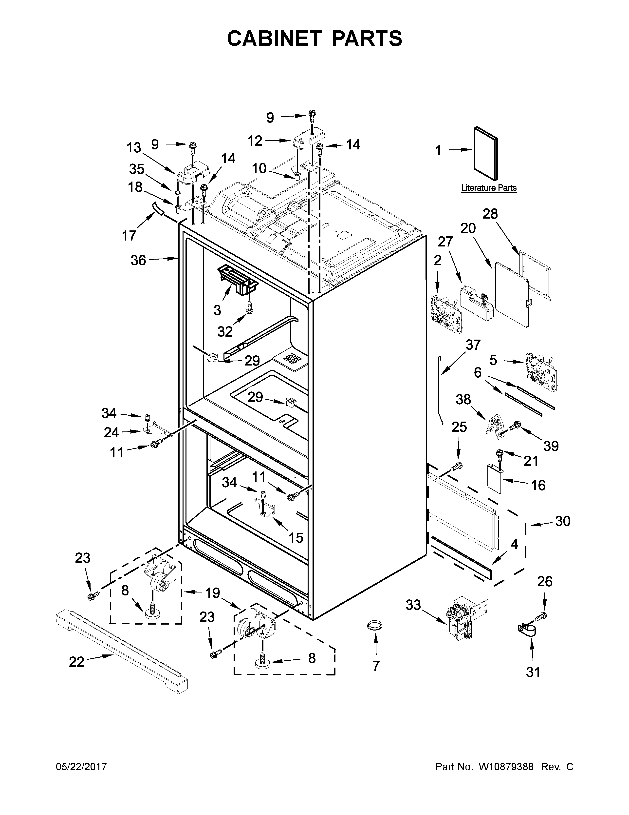 CABINET PARTS