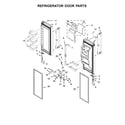 Maytag MFT2776FEZ00 refrigerator door parts diagram