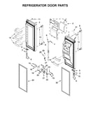 Refrigerator door parts