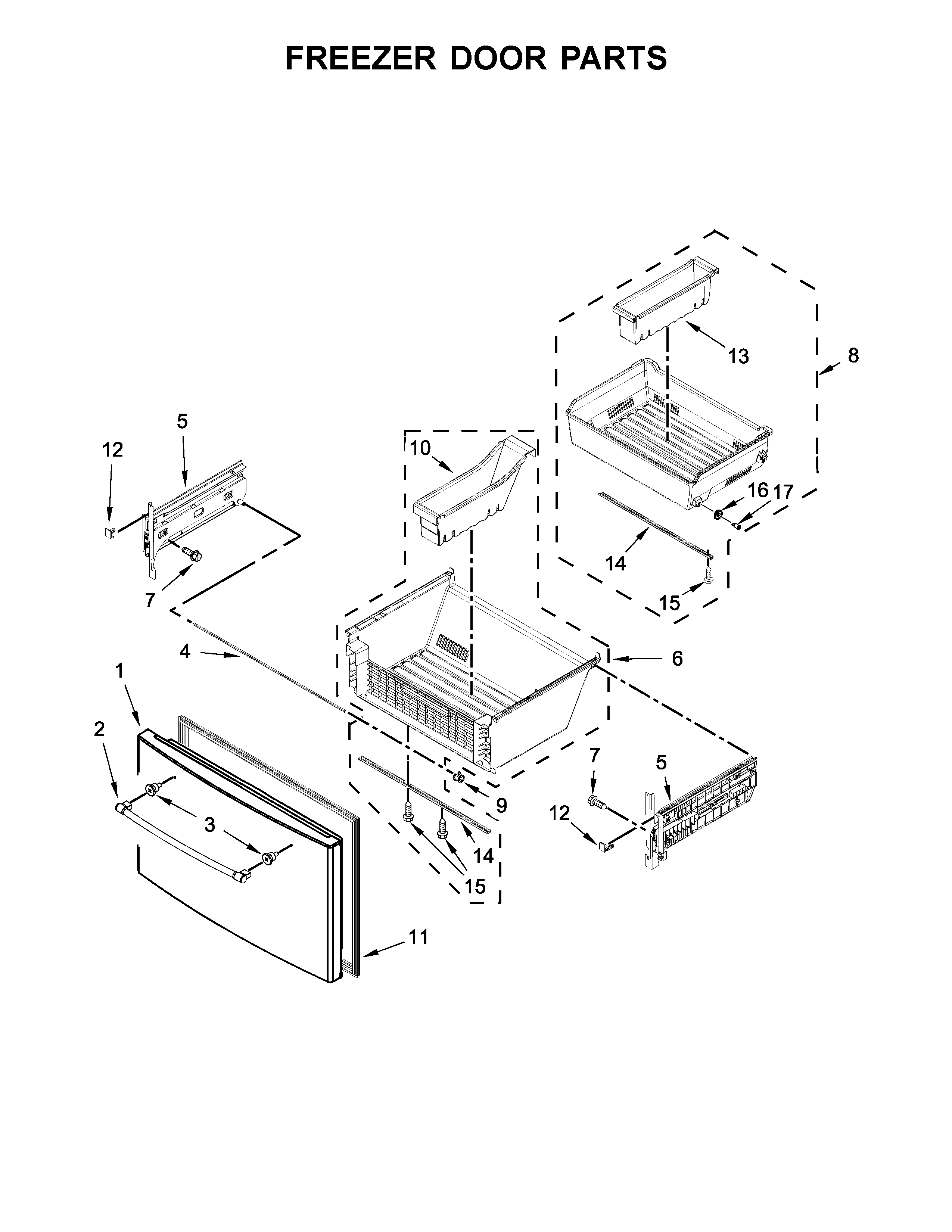 FREEZER DOOR PARTS