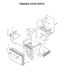 Freezer door parts