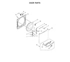 Maytag MHW5500FC1 door parts diagram