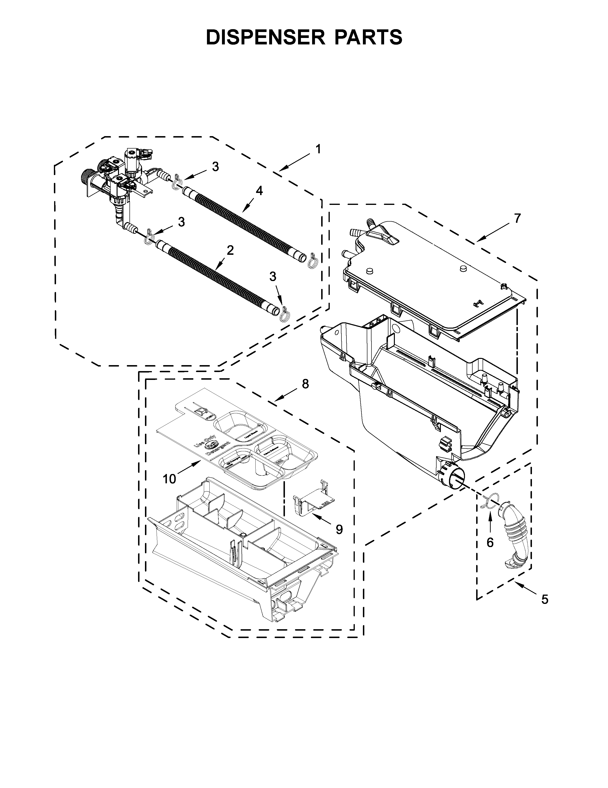 DISPENSER PARTS