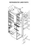 Refrigerator liner parts