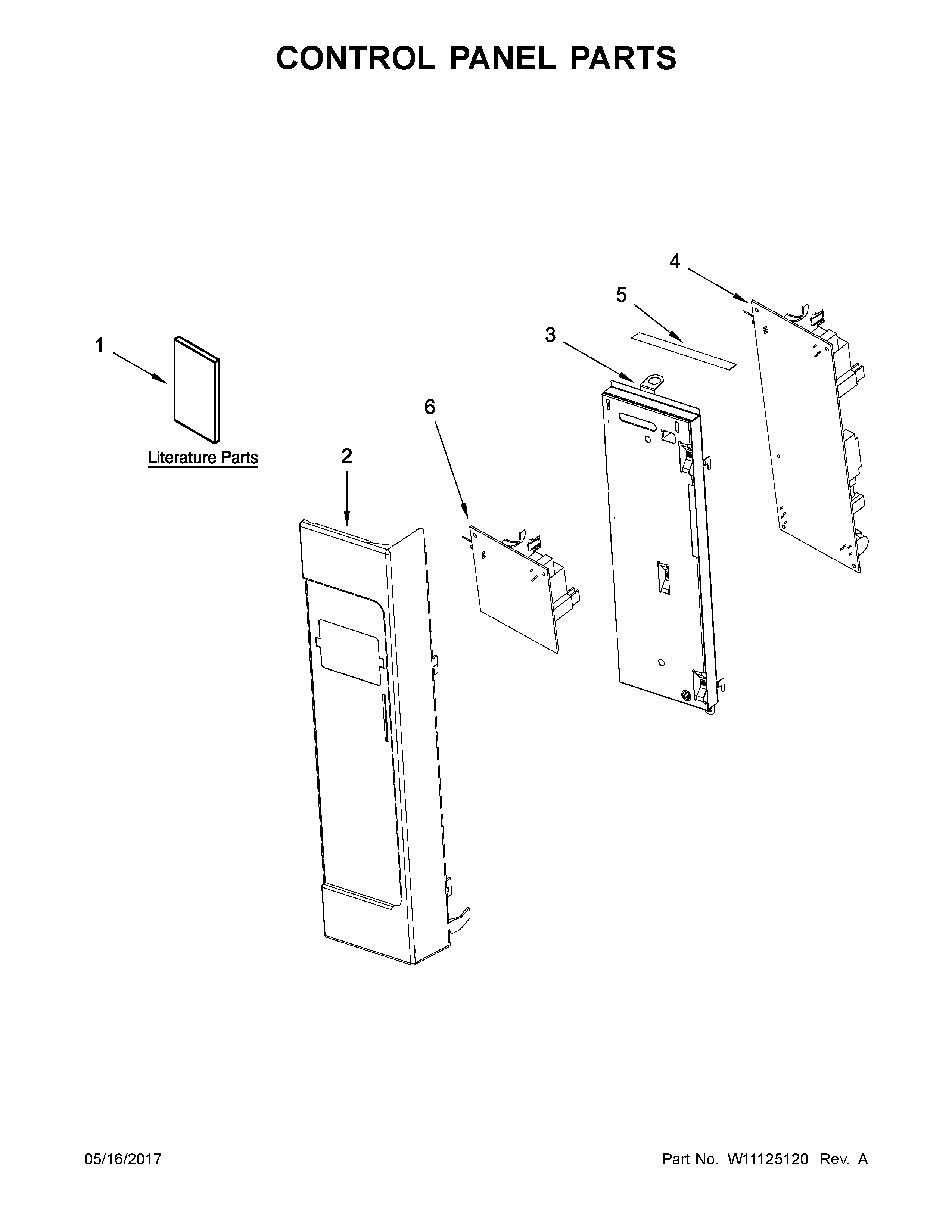 Control panel parts