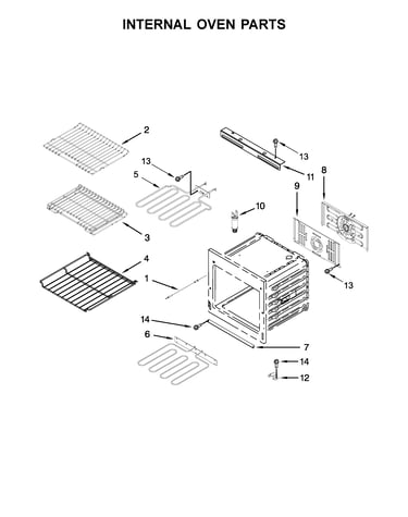 Internal oven parts