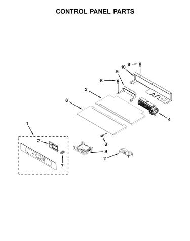 Control panel parts