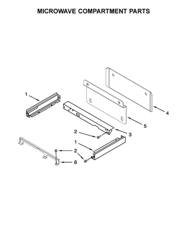 Microwave compartment parts
