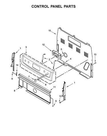 Control panel parts