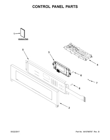 Control panel parts