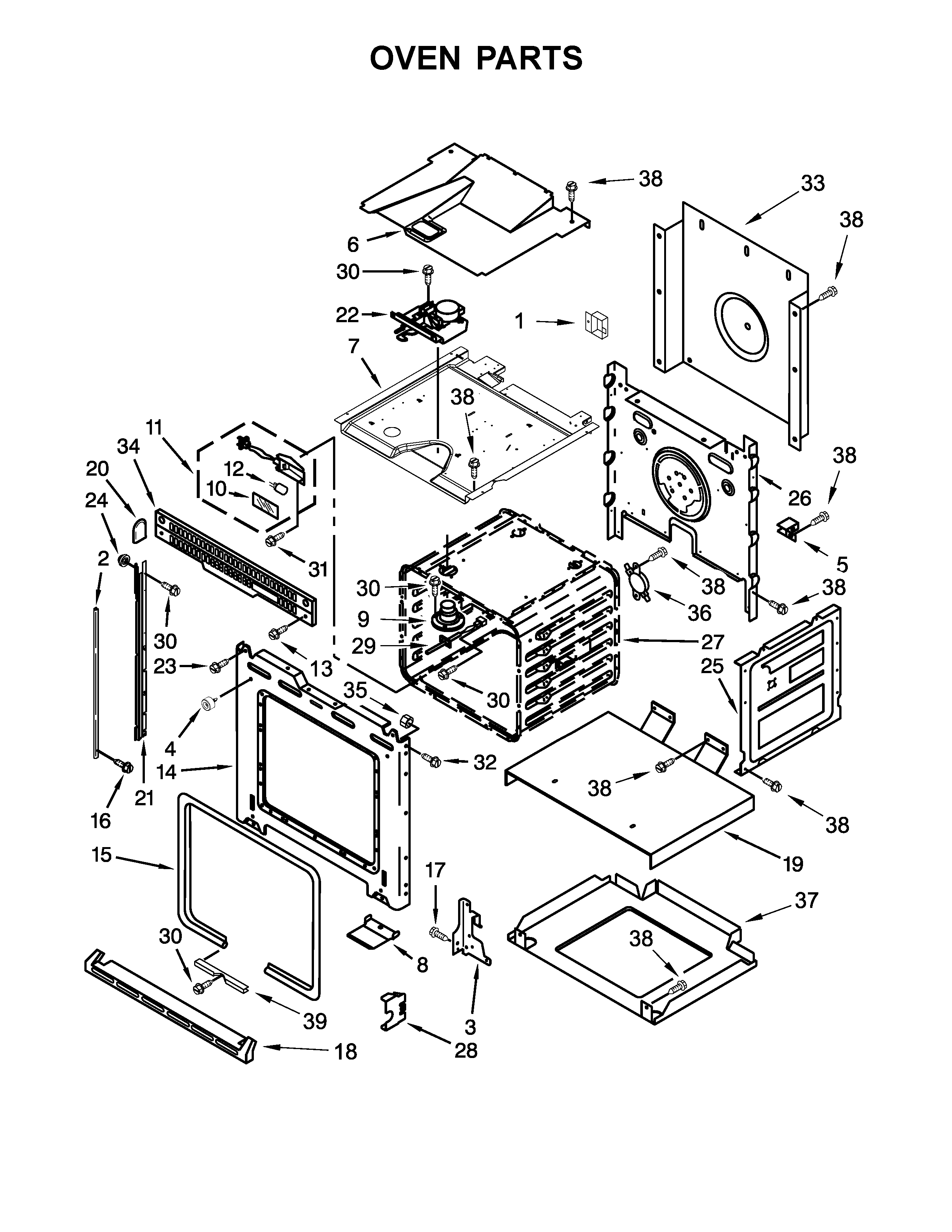 OVEN PARTS