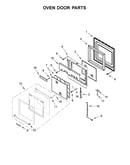 Oven door parts