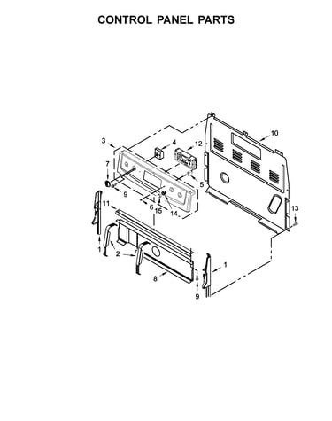 Control panel parts