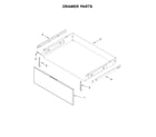 Whirlpool WFE540H0EE1 drawer parts diagram