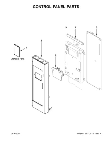 Control panel parts
