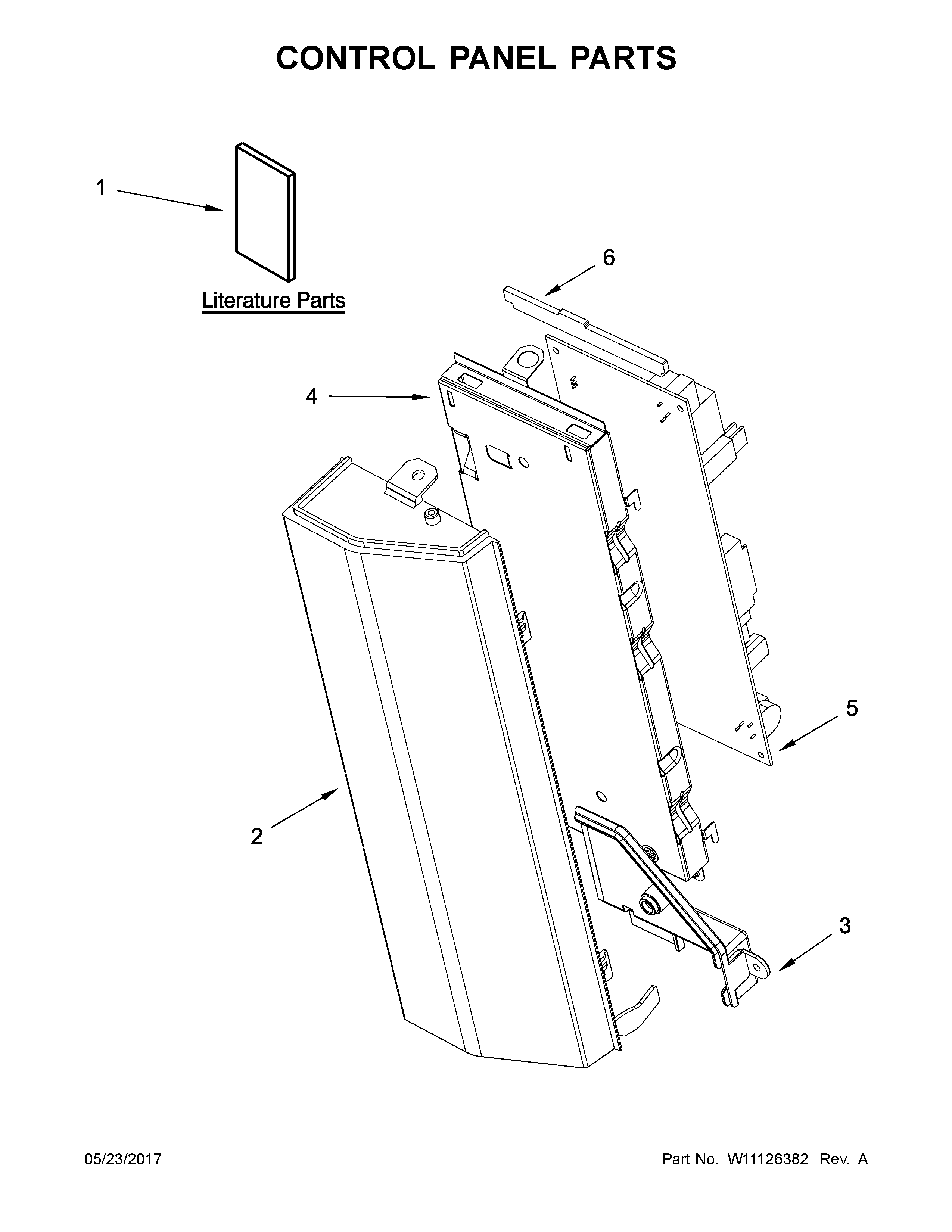 Control panel parts