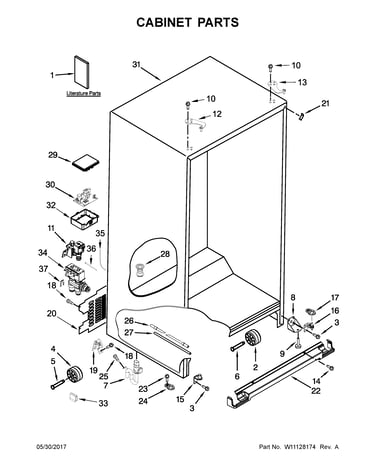 Cabinet parts