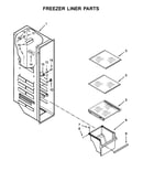 Freezer liner parts