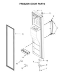 Freezer door parts