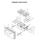 Freezer door parts