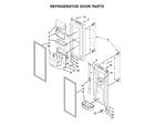 Maytag MFI2269DRM01 refrigerator door parts diagram