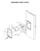 Dispenser front parts