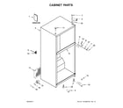 Maytag MRT519SFFW00 cabinet parts diagram