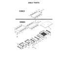 Maytag MRT519SFFH00 shelf parts diagram