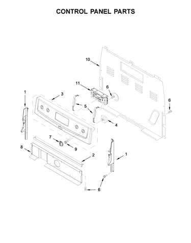 Control panel parts