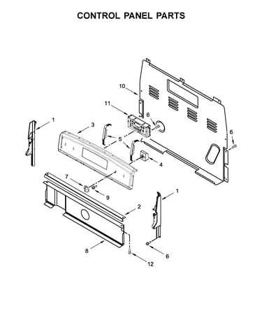 Control panel parts