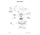 Whirlpool WVU37UC4FS0 hood parts diagram