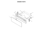 Whirlpool WFE515S0ED1 drawer parts diagram