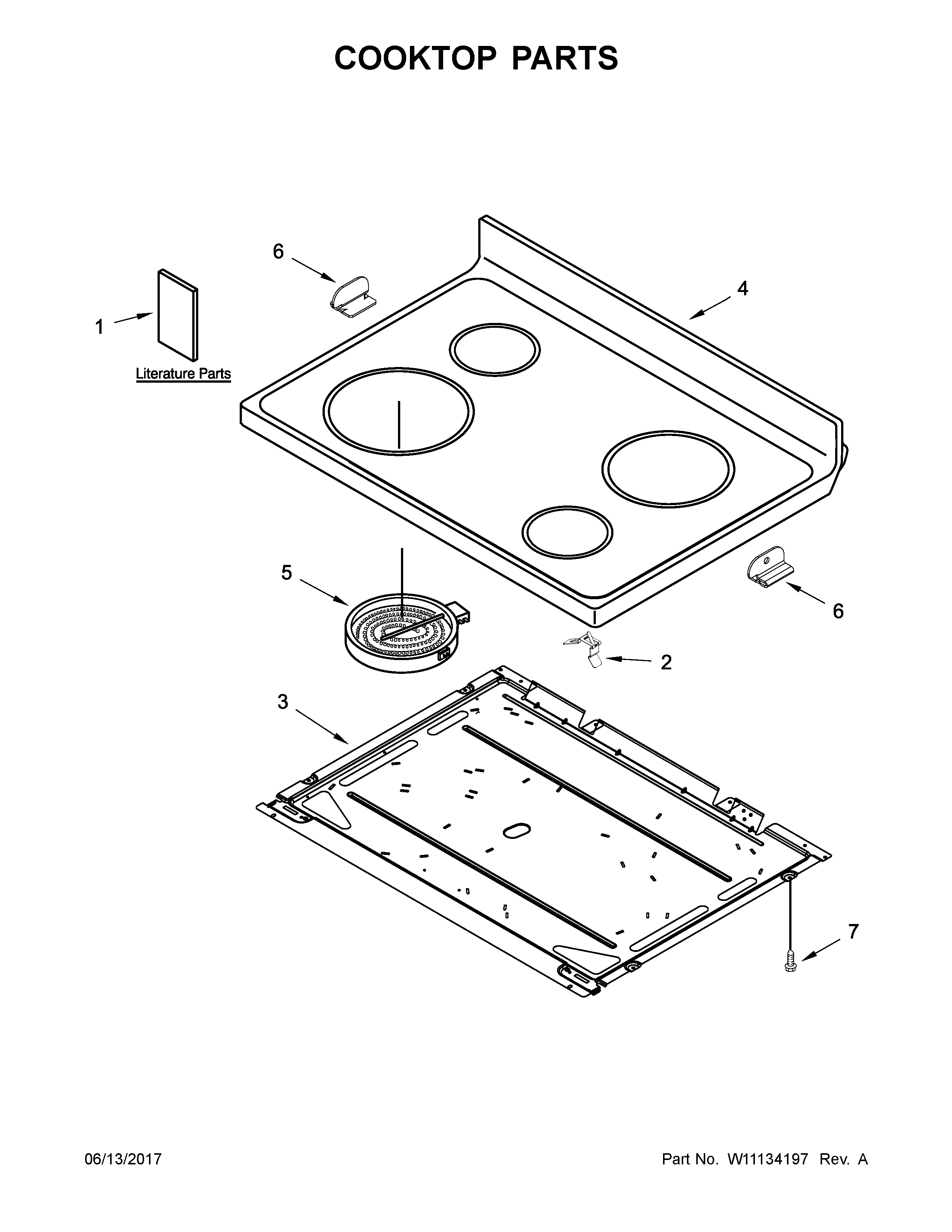 COOKTOP PARTS