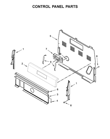 Control panel parts