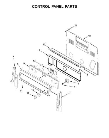 Control panel parts