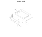 Whirlpool WFE745H0FS1 drawer parts diagram
