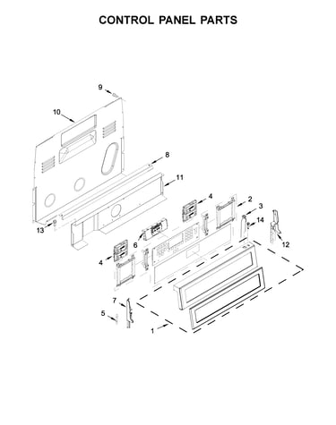 Control panel parts