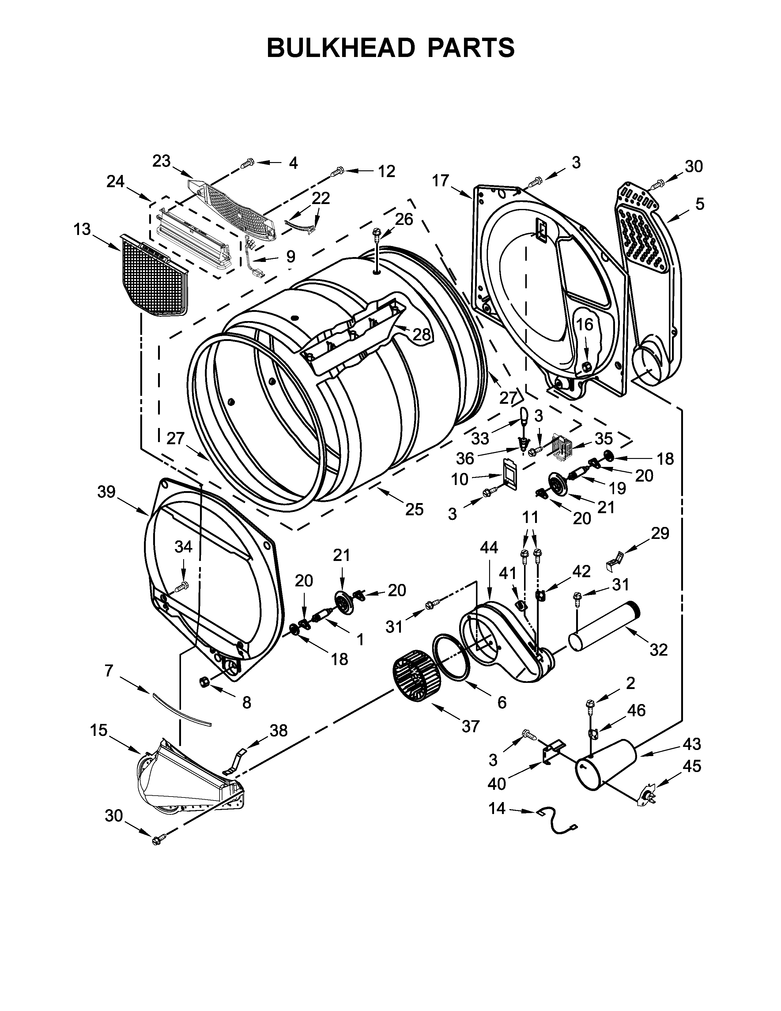 Bulkhead parts