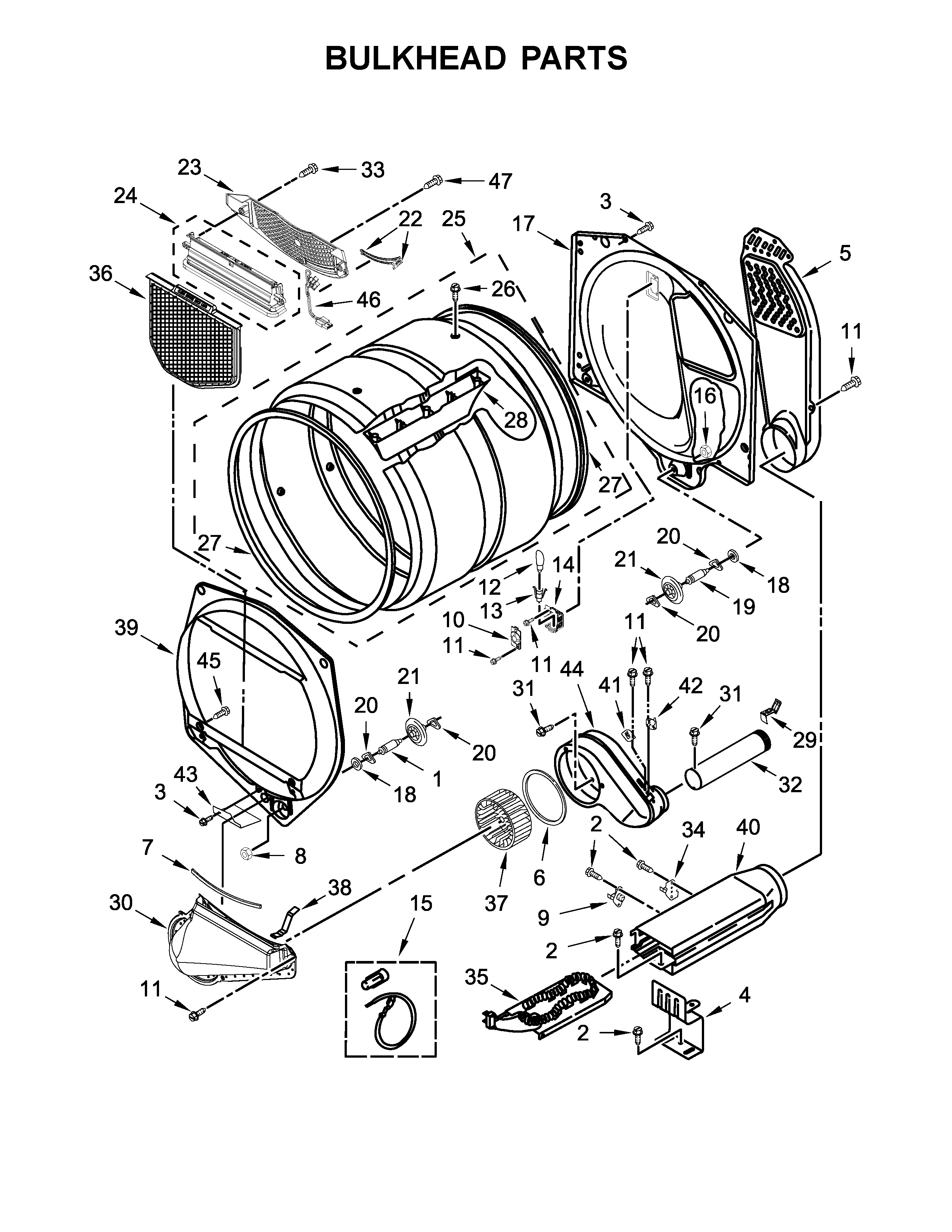 Bulkhead parts
