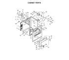 Maytag 7MMEDX655EW1 cabinet parts diagram