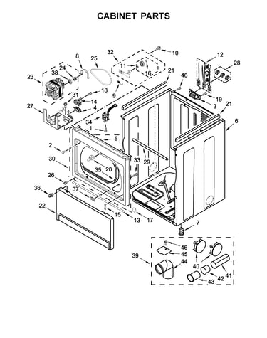 Cabinet parts