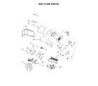 Jenn-Air JMV9196CB2 air flow parts diagram