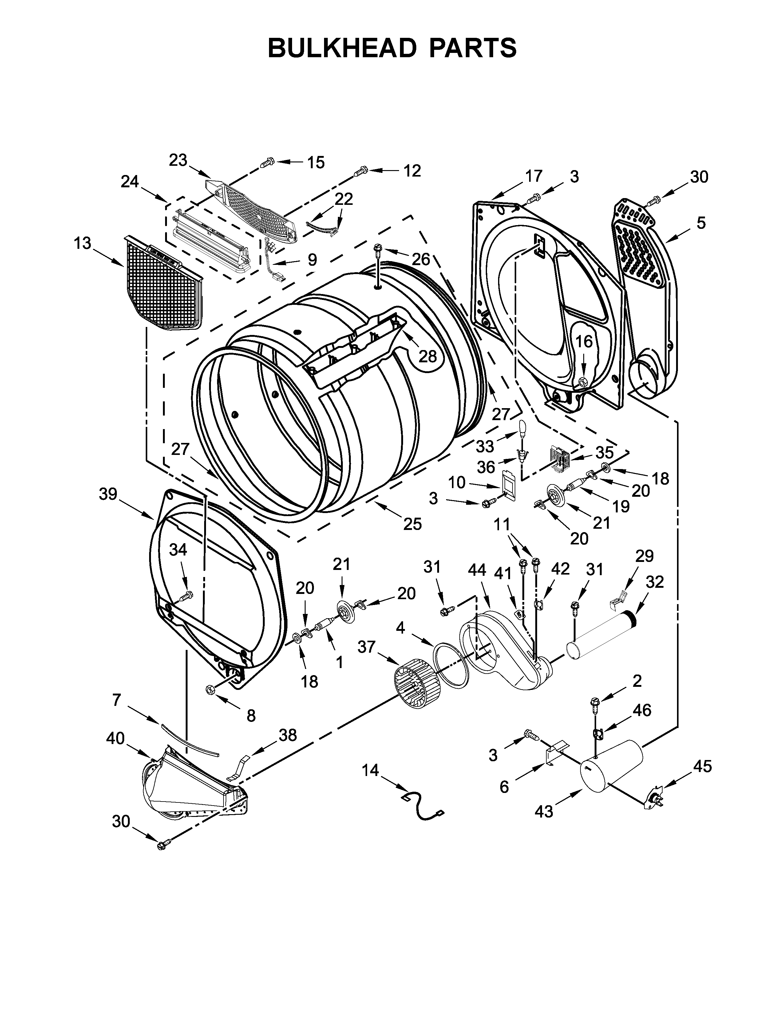 Bulkhead parts