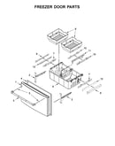 Freezer door parts