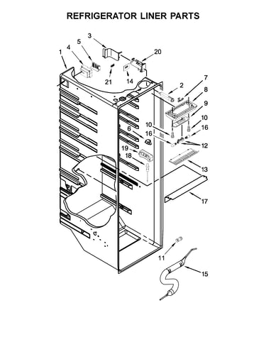 Refrigerator liner parts